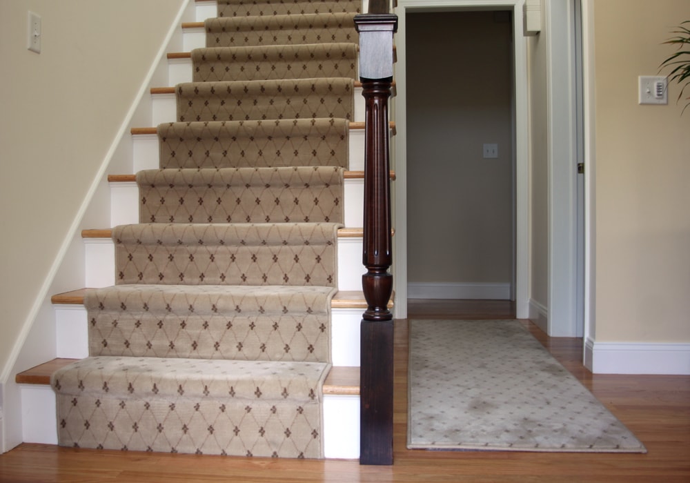 Install a Stair Runner Over Laminate, Vinyl plank & Ceramic 