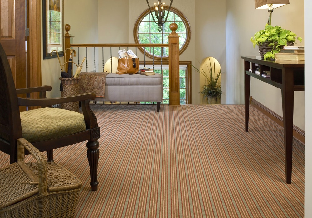 karastan_ jensen stripe hallway